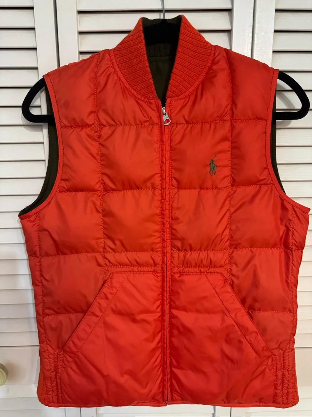 Polo Ralph Lauren Reversible Real Feather Puffer/Vest. Size -Small